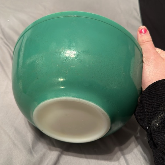 RARE!! Set of 2 vintage antique Pyrex nesting bowls from the 1950’s - Picture 6 of 7